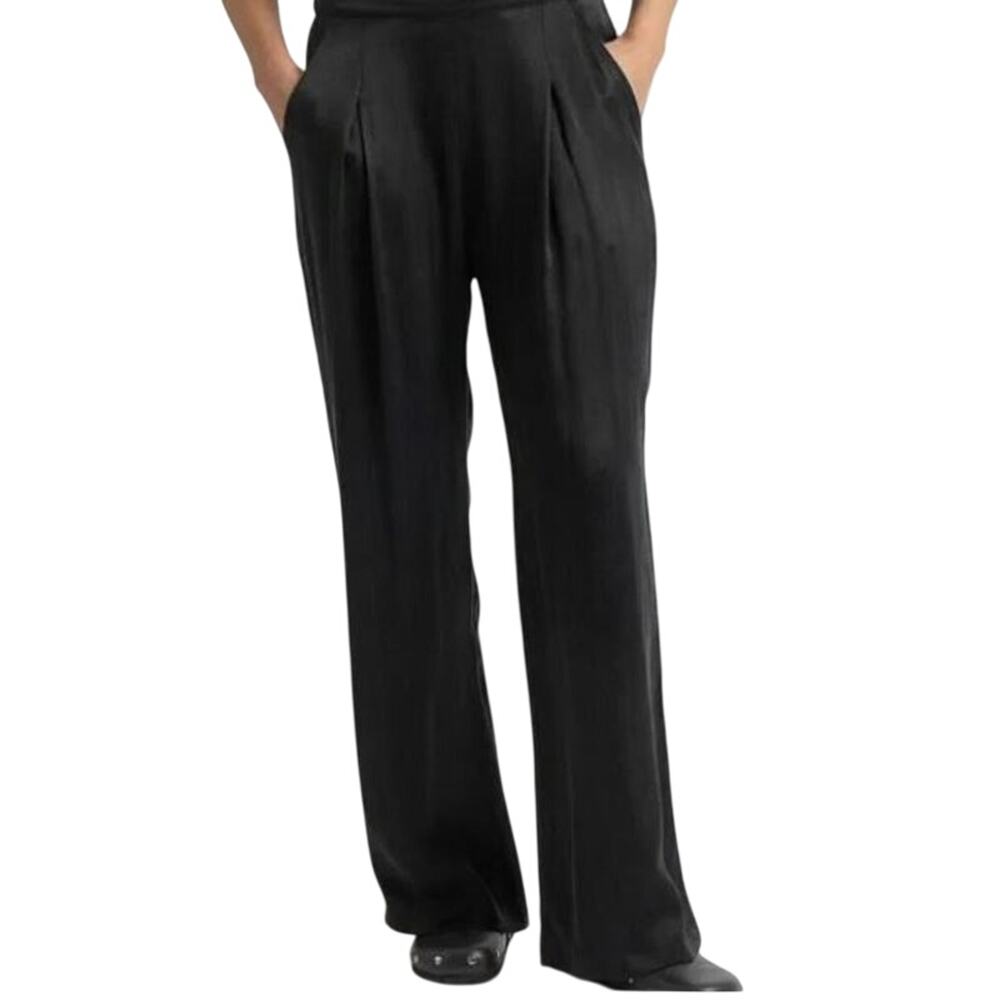 Saint + Sofia Women’s US6 (29/33) Rowan Navy Wide Leg Pull-On‎ Pants